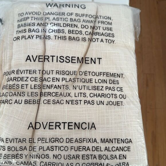 Quince Cotton Sheer Curtain Set (Set of 2) Ivory
NWOT 48 x 108 - Picture 9 of 9